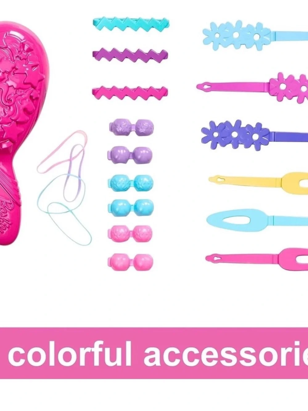 Barbie Styling Head with Pink Accessories – Kids Hair Playset
